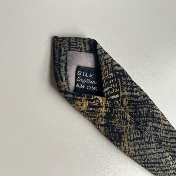 90s Pazuki London silk tie - Picture 2 of 3